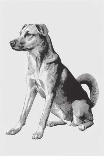 Topographic Engraving Portraiture style reference image — cross-hatching