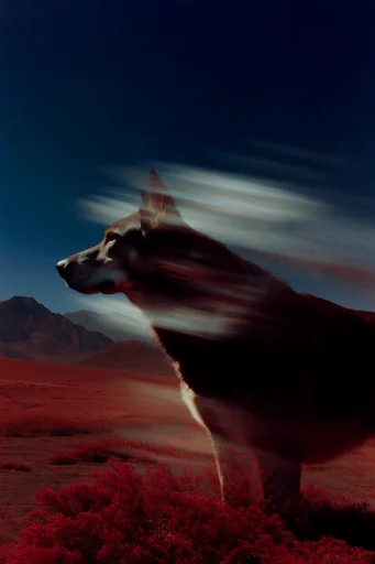 Atmospheric Surrealist Nostalgia style AI image example 3