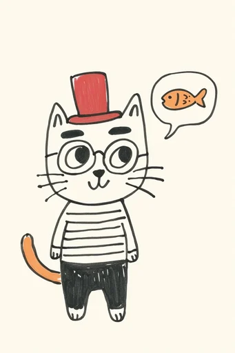 Graphic Naive Ink style reference image — flat graphic composition