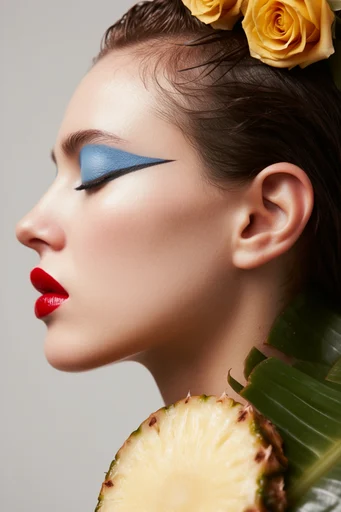 Graphic Avant-Garde Minimalism style reference image — saturated primary colors