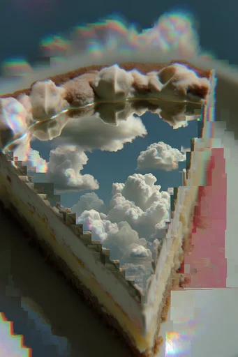 Recursive Glitch Surrealism style reference image — surreal dreamscape