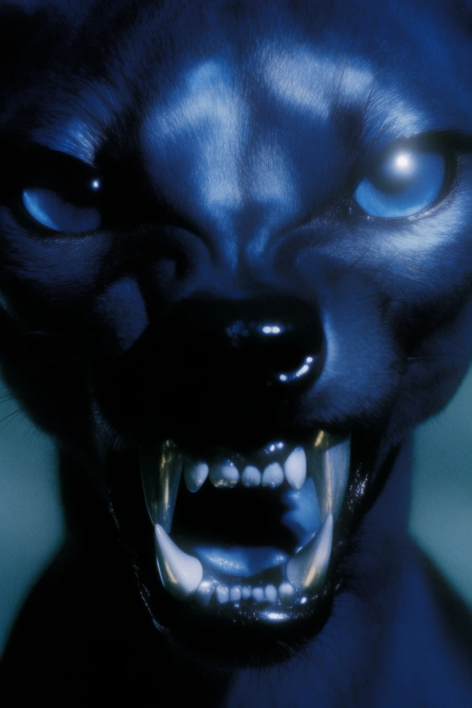 Nocturnal Cobalt Noir style AI image example 3