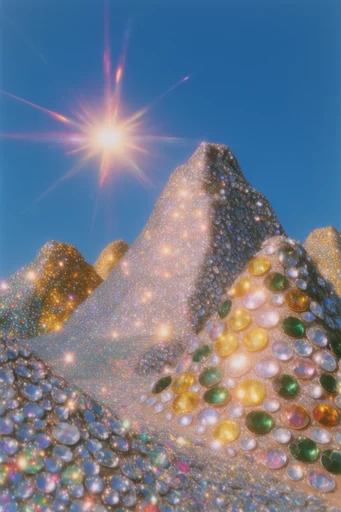 Hyper-Embellished Dreamcore Glamour style reference image — rhinestone encrusted