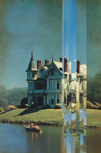 Fragmented Temporal Surrealism style AI image example 4