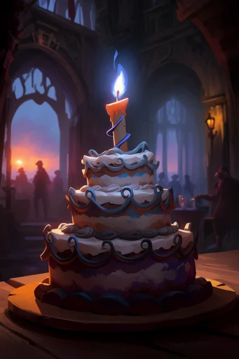 Luminous Crimson Arcana style reference image — dramatic chiaroscuro