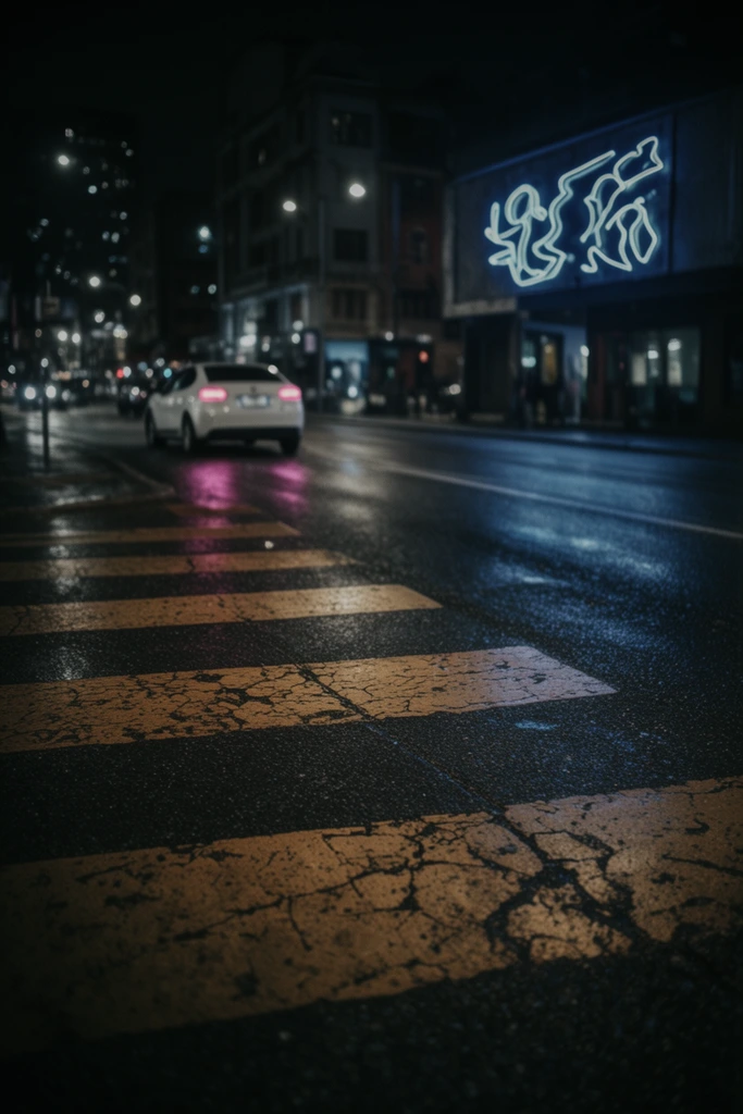 Gritty Neon Decay style AI image example 2