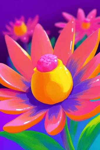 Hyper-Vivid Surreal Expressionism style reference image — bold painterly brushstrokes