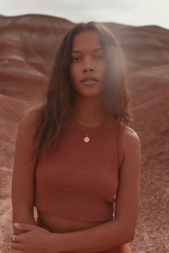 Tactile Organic Opulence moodboard — generate AI images in this style