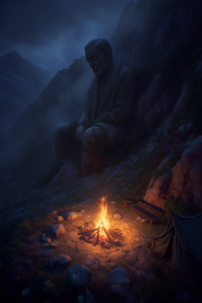 Chiaroscuro Nocturnal Fantasy style AI image example 2