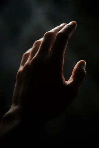 Cinematic Chiaroscuro Noir style reference image — low-key lighting