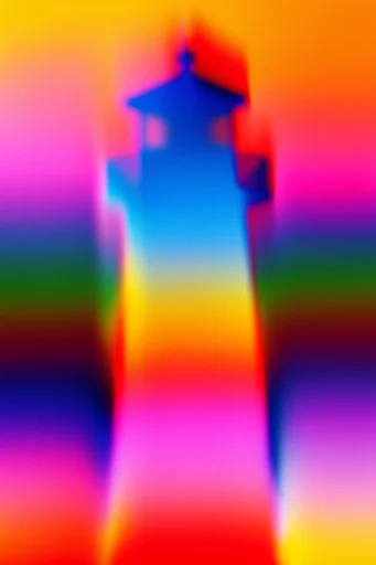 Luminous Glitch Spectrum style reference image — neon glow