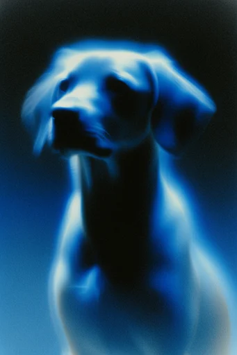 Luminous Spectral Noir style reference image — luminous silhouette