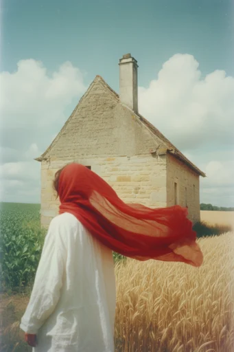 Nostalgic Pastoral Dreamscape style reference image — dreamy atmosphere