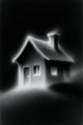 Spectral Monochrome Noir style AI image example 4