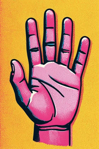 Graphic Retro Pop style reference image — retro risograph texture