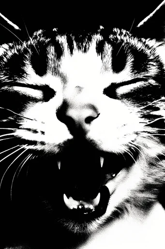 Visceral Monochromatic Noir style reference image — dramatic shadows