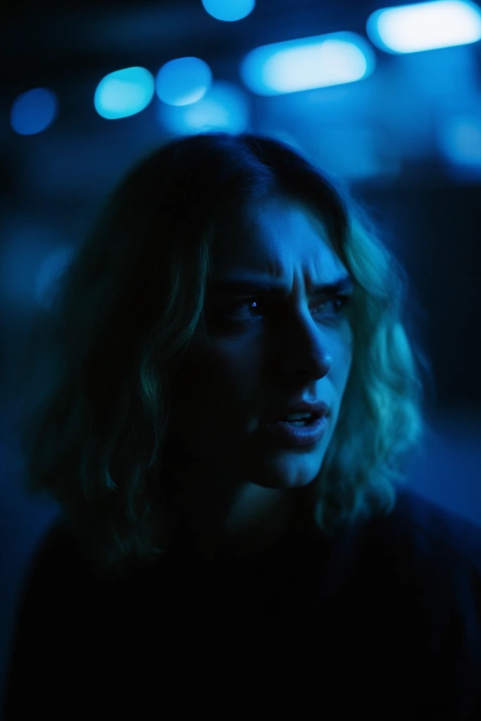 Cinematic Cobalt Noir style AI image example 1