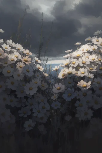 Nostalgic Painterly Melancholy style reference image — urban and rural decay