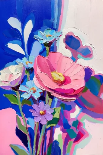 Tactile Impasto Expressionism style reference image — tactile paint layers