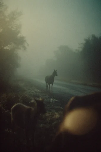 Cinematic Hazy Melancholy style reference image — soft diffused lighting