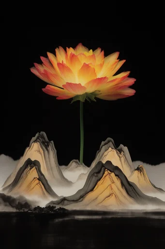 Vibrant Minimalist Botanica style reference image — minimalist composition