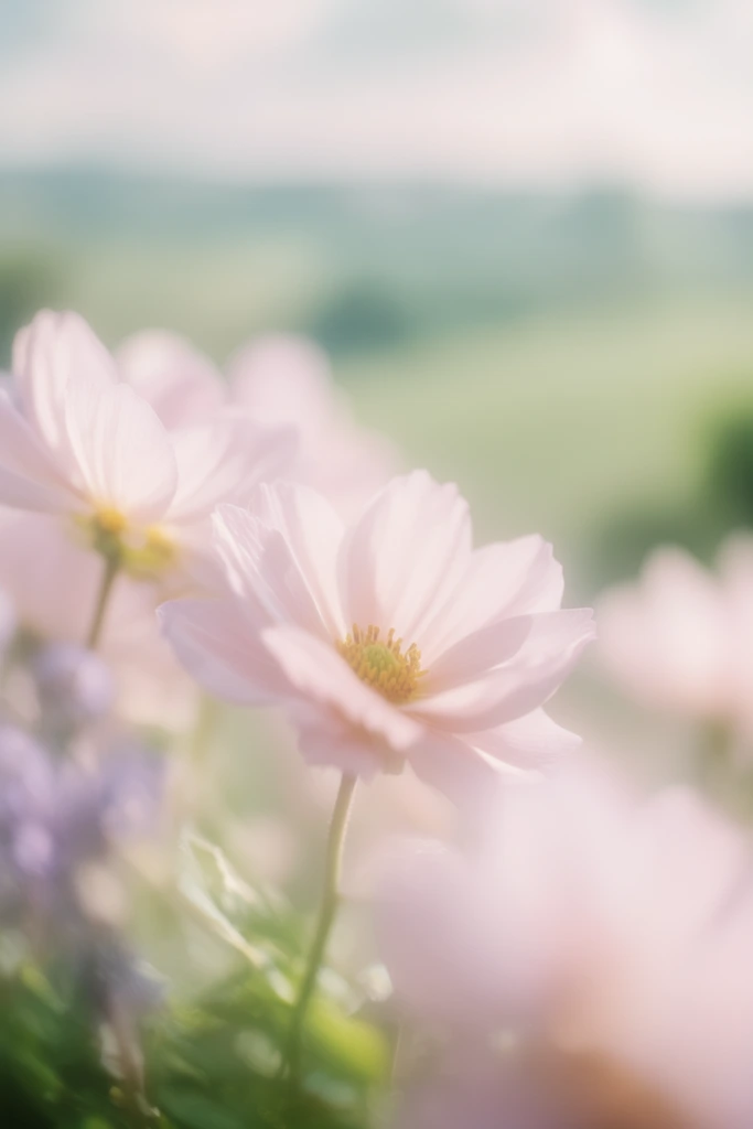 Ethereal Botanical Abstraction style AI image example 2