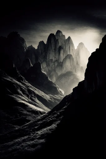 Spectral Gothic Noir style reference image — uncanny surrealism