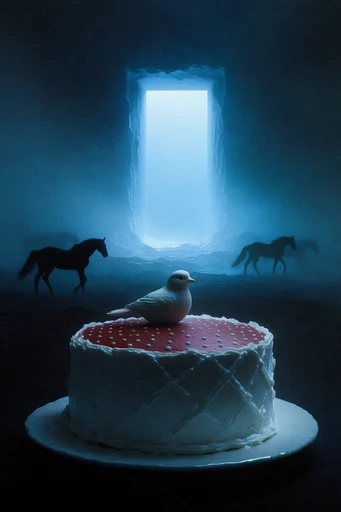 Monolithic Cosmic Mysticism style reference image — cinematic scale