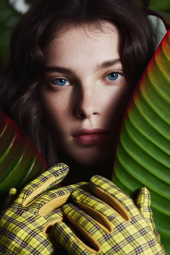 High-Contrast Avant-Garde Editorial style reference image — cinematic high contrast