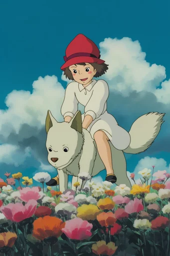 Nostalgic Cel-Shaded Aviation style reference image — Studio Ghibli inspired