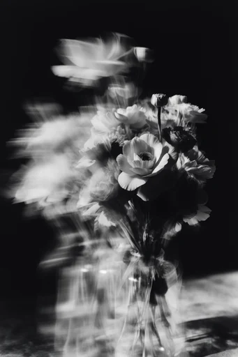 Kinetic Spectral Chiaroscuro style reference image — ghostly spectral layers