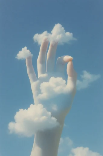 Ethereal Surrealist Dreamscapes style reference image — magritte-inspired