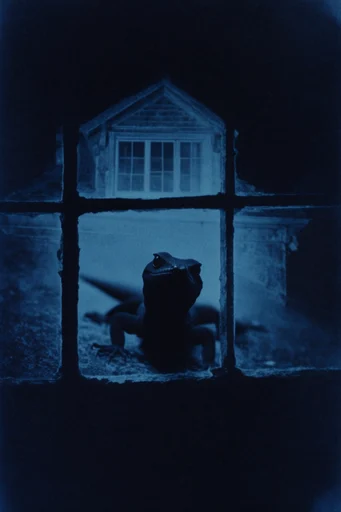 Cinematic Nocturnal Introspection style AI image example 3