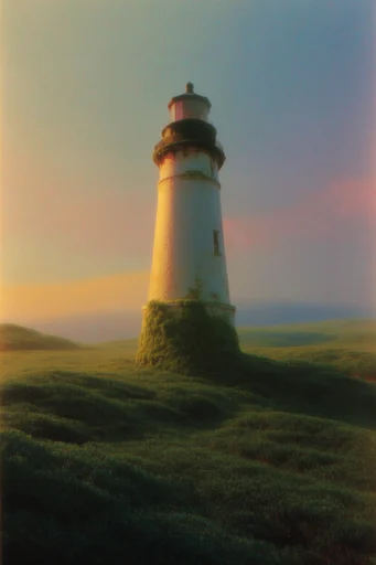 Nostalgic Surrealist Dreamscapes style reference image — low horizon composition