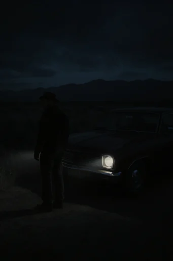Cinematic Nocturnal Noir moodboard — generate AI images in this style