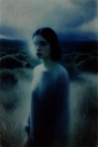 Atmospheric Nocturnal Haze moodboard — generate AI images in this style