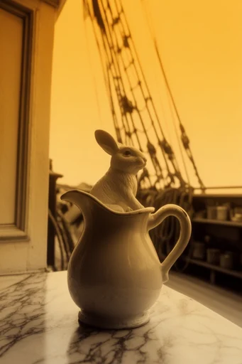 Luminous Amber Silhouette style reference image — monochromatic amber glow