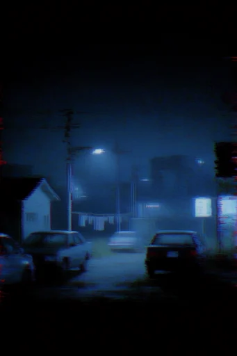 Nocturnal Liminal Decay style reference image — liminal space