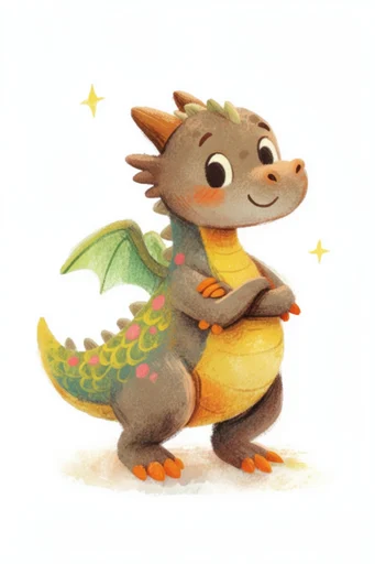 Cozy Whimsical Storybook style reference image — warm earthy color palette
