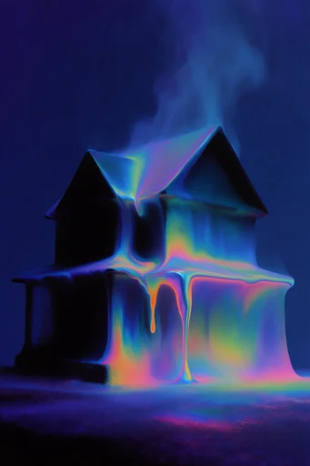 Luminous Chromatic Dissolution style AI image example 4