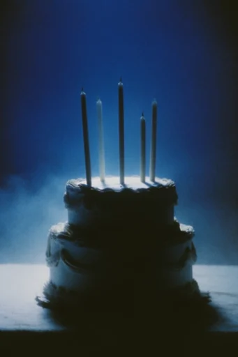 Ethereal Nocturnal Cyanotype style reference image — dreamy soft focus