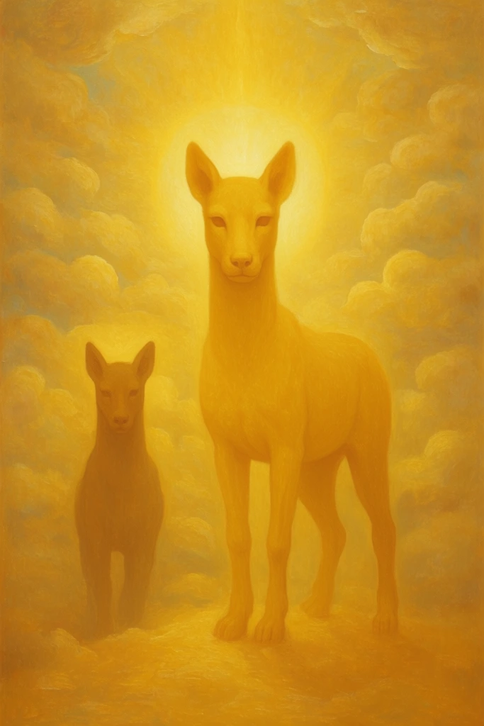 Luminous Amber Transcendence style AI image example 3