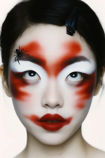 Crimson Surrealist Editorial style reference image — surrealist macabre