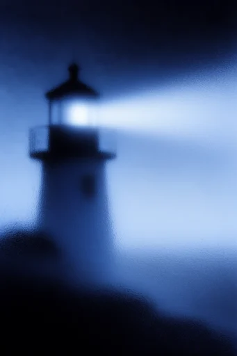Ethereal Cyanotype Haze style reference image — ethereal silhouettes