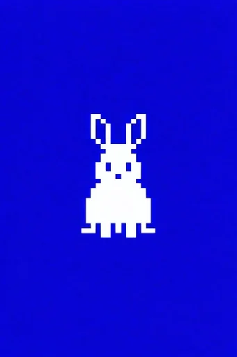 Minimalist Cobalt Pixelism style AI image example 3