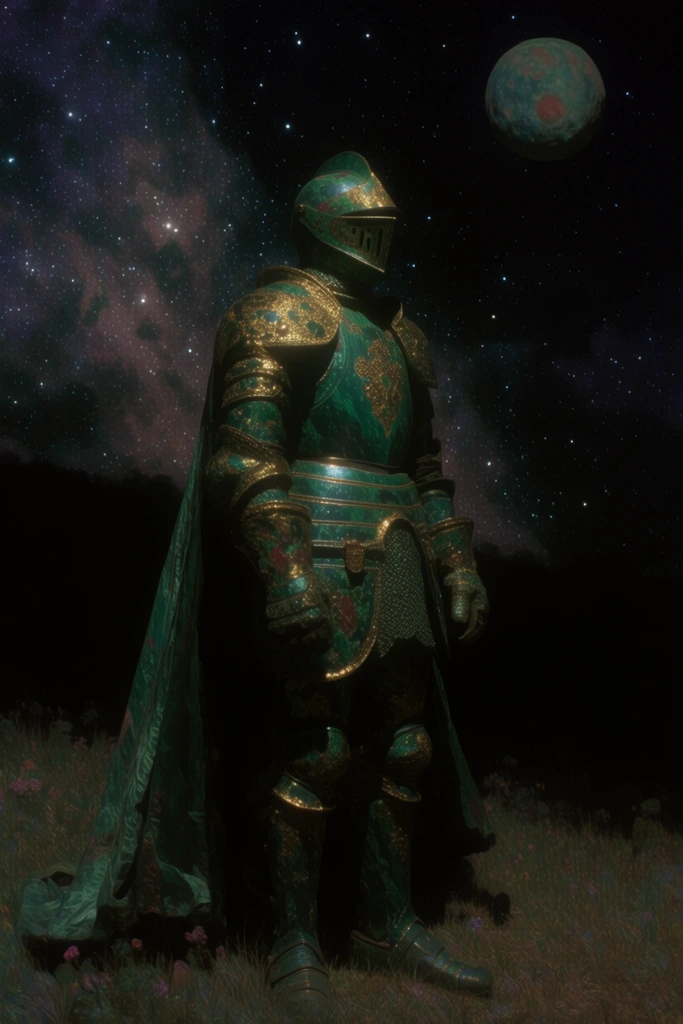 Celestial Emerald Opulence style AI image example 2