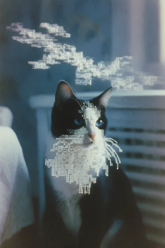 Glitch Analog Nostalgia style reference image — chromatic aberration