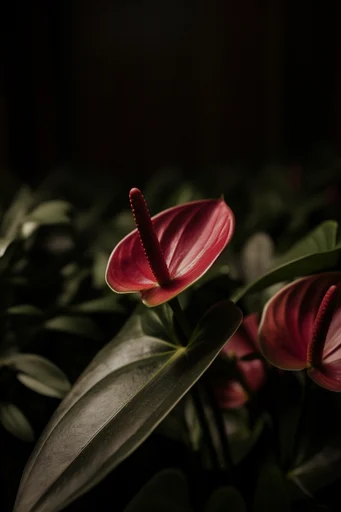 Nocturnal Analog Botanicals style reference image — saturated warm tones