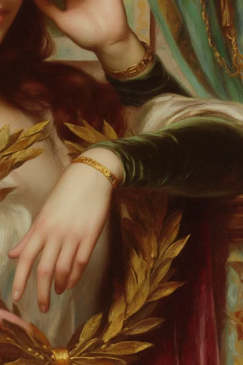 Romantic Academic Realism style reference image — chiaroscuro lighting