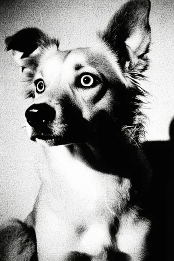 Gritty Monochromatic Noir style reference image — macro photography